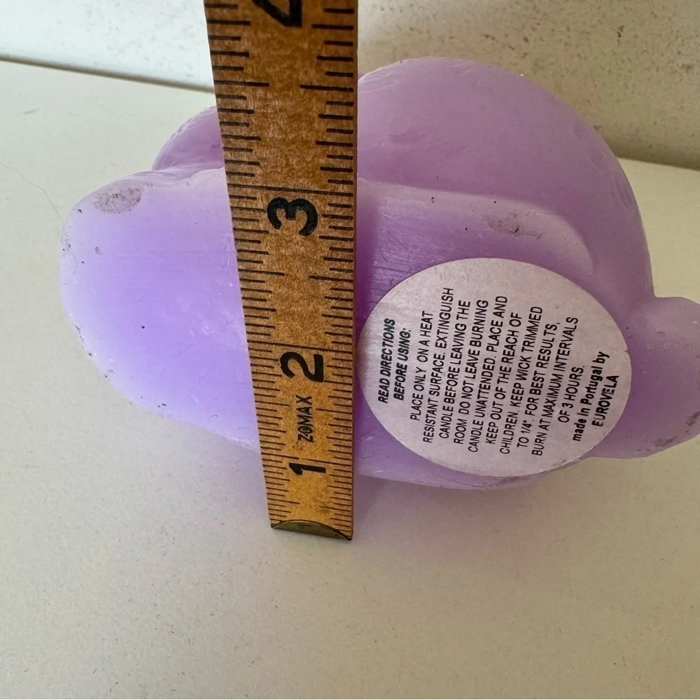 Pier 1 Pastel Lavender Purple Easter Bunny Candles Set of 2
